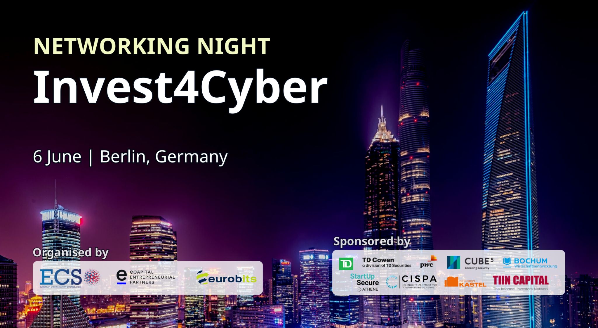 Networking Night Invest4Cyber